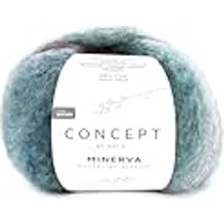 Katia Concept Minerva 103 Petrol-Vinrød-Rustrød Indhold:62% alpaca, 38% polyamid Vægt/længde: 100 g = ca. 300 meter Anbefalede pinde: 6.5-7 mm Strikkefasthed: 10 x 10 cm = 12 m x 15 p Vask: Håndvask / Tåler ikke tørretumbling.
