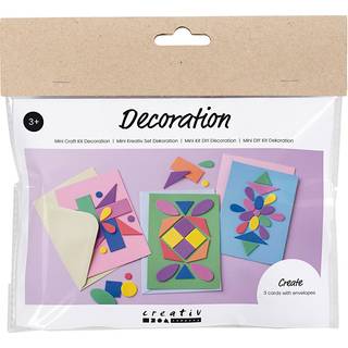 Mini DIY Dekorationskit til Farverige Kort
