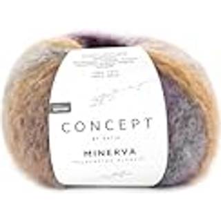 Katia Concept Minerva 105 Lilla-Rosa-Æggeblomme Indhold:62% alpaca, 38% polyamid Vægt/længde: 100 g = ca. 300 meter Anbefalede pinde: 6.5-7 mm Strikkefasthed: 10 x 10 cm = 12 m x 15 p Vask: Håndvask / Tåler ikke tørretumbling.