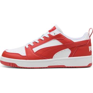 Puma Rebound V6 Low Sneakers, White, Size 40, Shoes - Red Fire - 40