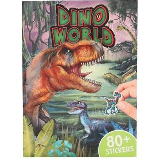 Dino World Kreabog med Skumklistermærker