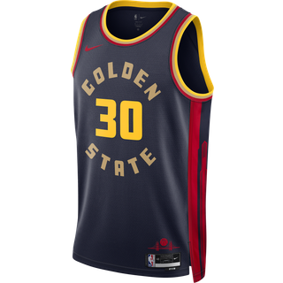 Stephen Curry Golden State Warriors 2024/25 City Edition Nike Dri-FIT NBA Swingman-spillertrøje til mænd - blå - XXL