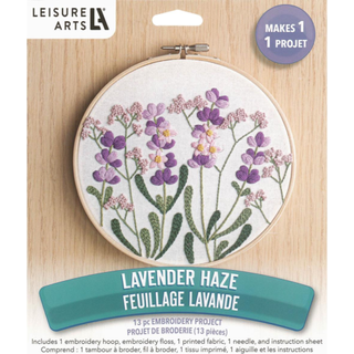 Fritidskunst Embroidery Kit 6 """" Lavendel Haz