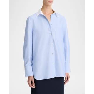 Vince Cotton Oxford shirt - blue - XL