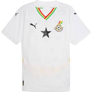 PUMA Ghana 2025 Home Shirt, White - L