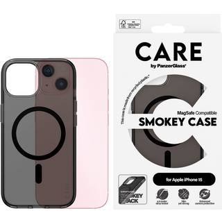 CARE by PanzerGlass iPhone 15 FLAGSHIP Urban Combat Cover - MagSafe Kompatibel - Smokey / Black