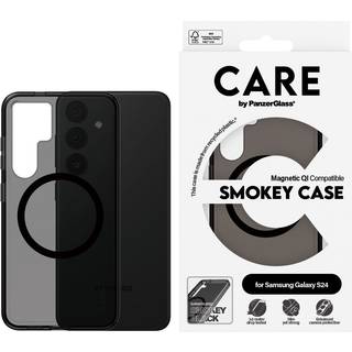 CARE by PanzerGlass Samsung Galaxy S24 FLAGSHIP Urban Combat Cover - MagSafe Kompatibel - Smokey / Black