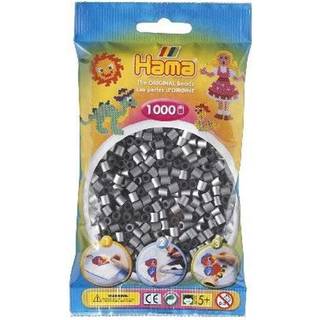 Hama Perler - 1000 stk sølv - Midi (207-62)