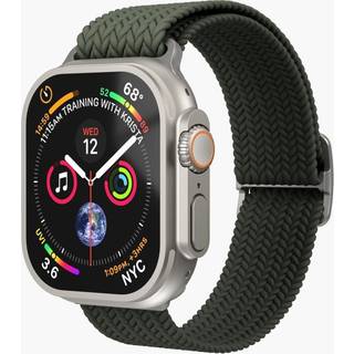 Vonmählen Apple Watch (42/44/45/SE/46/49mm) Woven Loop Nylon Urrem - Olive