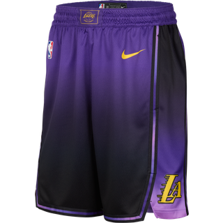 Los Angeles Lakers 2024/25 City Edition Nike Dri-FIT NBA Swingman-shorts til mænd - lilla - XXL