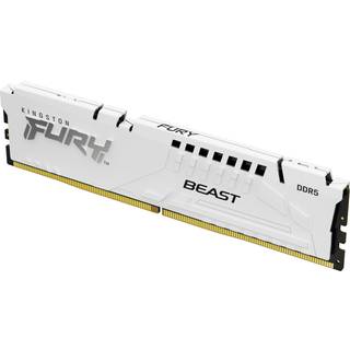 Kingston FURY Beast DDR5-6000 - 16GB - CL36 - Single Channel (1 pcs) - AMD EXPO - Hvid