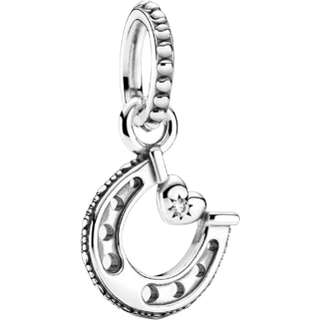 Pandora Charm - Horseshoe and heart - 799157C01 - silber