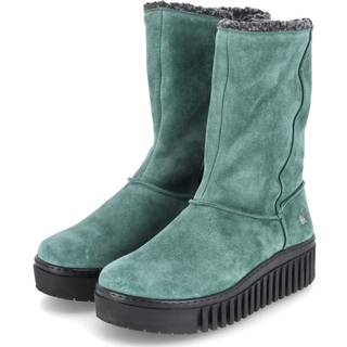 Arttil kvinder. 1151111UM003_0G3 Ankelstøvler i læder 1511green (38), 3-5 cm, Lynlås, Casual, Grøn