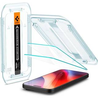Spigen iPhone 16 Pro Glas.tR EZ Fit Skærmbeskyttelse i hærdet glas, 2 Pack