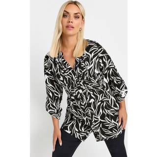 Yours Curve Yours Curve Pintuck Bluser