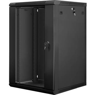 Lanberg WF01-6618-10B - 18U - Wall Mount Rack Cabinet