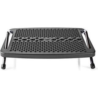Nedis Fodstøtte   Ergonomisk   Metal   Sort