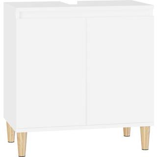 underskab til håndvask 58x33x60 cm konstrueret træ hvid
