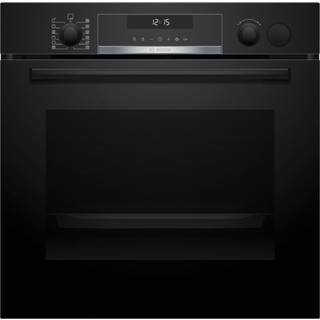 Bosch Serie 6 Indbygningsovn med dampfunktion 60 x 60 cm Sort HRG578BB7