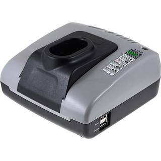 Powery Batteri-Lader til Dewalt med USB til Dewalt BatteriType DW9050