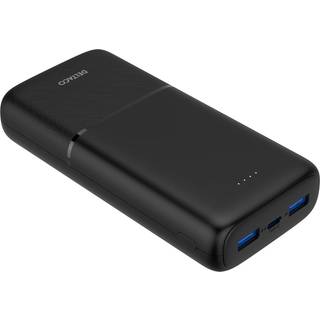 Deltaco PB-C1008 Powerbank - Sort - 20000 mAh