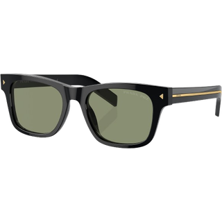 Prada Mand PR A17S 16K20G Solbriller Acetat Sort Grøn Firkantet Polariseret