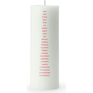 Normann Copenhagen - Round kalenderlys - Light Green