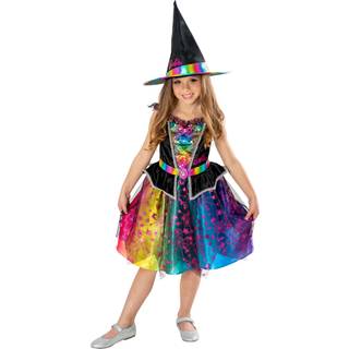 Barbie Pretty Witch Kostume med Hat, 3-4 år