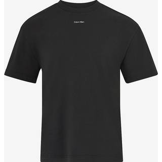 Relaxed Cotton Interlock T-shirt - Black - S