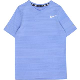 Nike Dri-FIT Miler-træningsoverdel til større børn (drenge) - blå - S