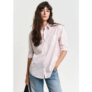 GANT Dame Relaxed fit poplin skjorte med striber (42)
