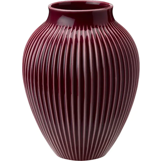 Vase 20 cm, ripple berry