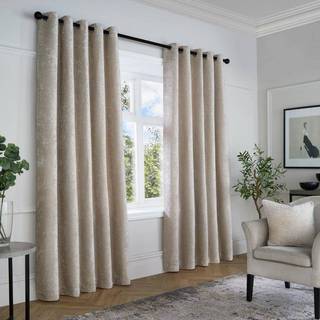 Curtina Textured Chenille Luxe Gardiner til gardinstang168x183cm