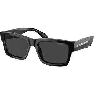 Prada PR 25ZSF Asian Fit Polarized 1AB08G 56 Solbriller Mænd Black - Black - 56mm