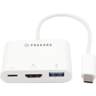 Prokord Usb-c Adapter Hdmi 4k + Usb3.0