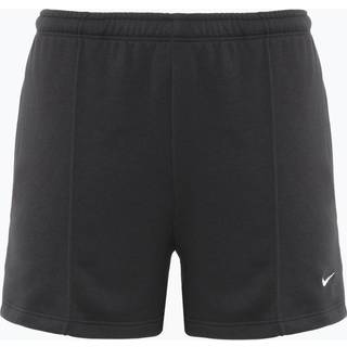 Nike Sportswear Chill Terry-shorts med mellemhøj talje (10 cm) i french terry til kvinder - sort - L (EU 44-46)
