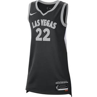 A'ja Wilson Las Vegas Aces Nike Dri-FIT WNBA Victory-trøje - sort - XL