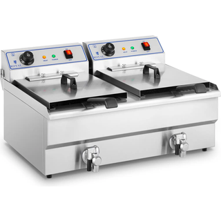 Dobbelt Frituregryde 2x 16 L - 400 V
