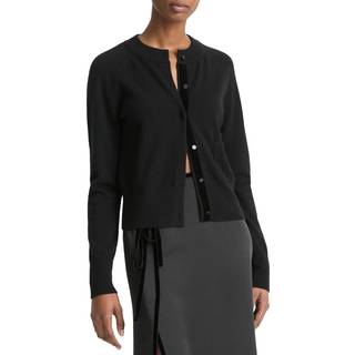 Vince Wool and cashmere-blend cardigan - black - XL