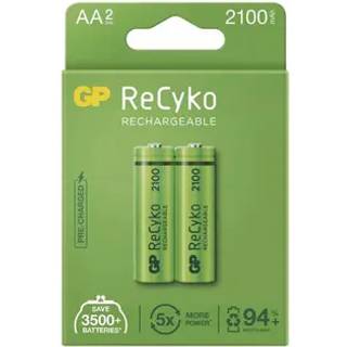 Batterier - Genopladelige - AA/R6 - 2100mAh - 2pak