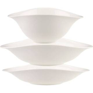 Villeroy & Boch Vapiano Trio Bowls 6 Pieces - Serveringsskåle Porcelæn Hvid - 10-4257-8549