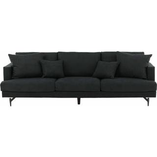 Venture Design Sofia 3-personers sofa Sort/sort
