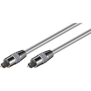 Optisk toslink kabel sølv 10m