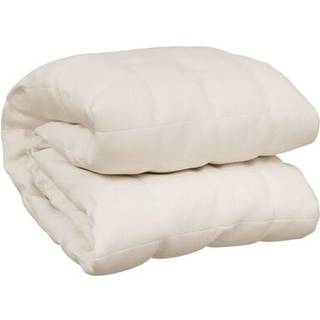 Tyngdetæppe Stof Lys Farve Creme - 135 x 200 cm / 6 kg