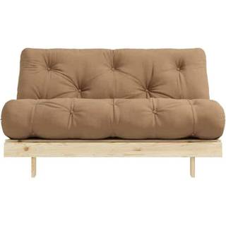 Karup Design Roots Sovesofa M. Madras 140x200 755 Mocca/Fyrretræ