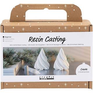 Støb med resin - Juletræer, 2 stk