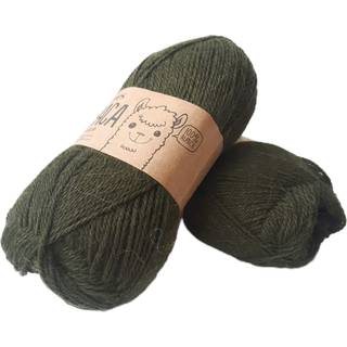 Drops Alpaca garn Unicolor 9038 Salvie grøn