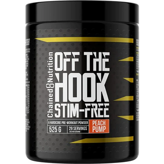 Chained Nutrition Off The Hook Stim Free, 525 g (Peach Pump)