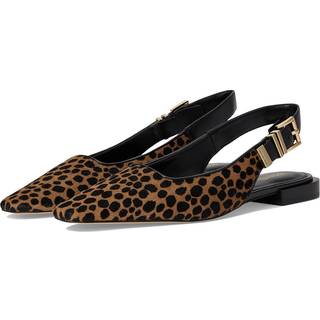 MK Darrington Cheetah Print Calf Hair Flat - Natural - Michael Kors - EU 36