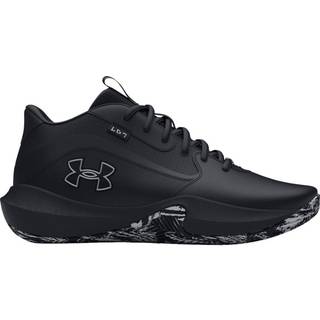Under Armour Lockdown 7 Unisex Basketball Shoes Black / Black / Metallic Silver 42.5